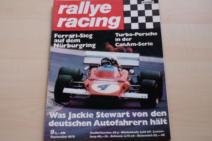 Deckblatt Rallye Racing (09/1972)
